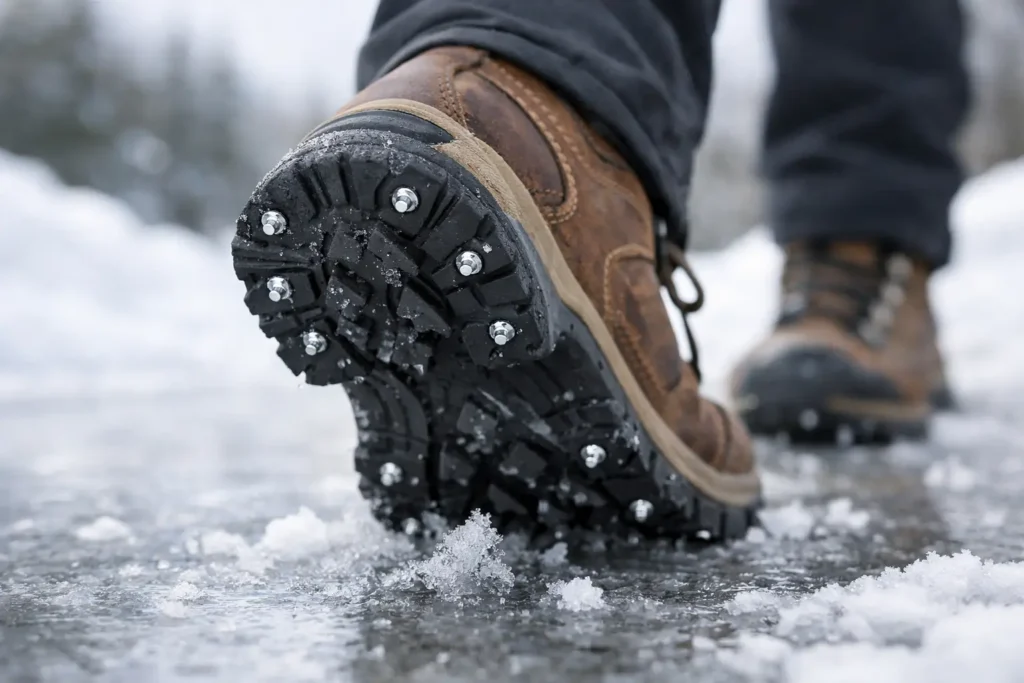 How to Improve Boot Traction on Ice and Snow