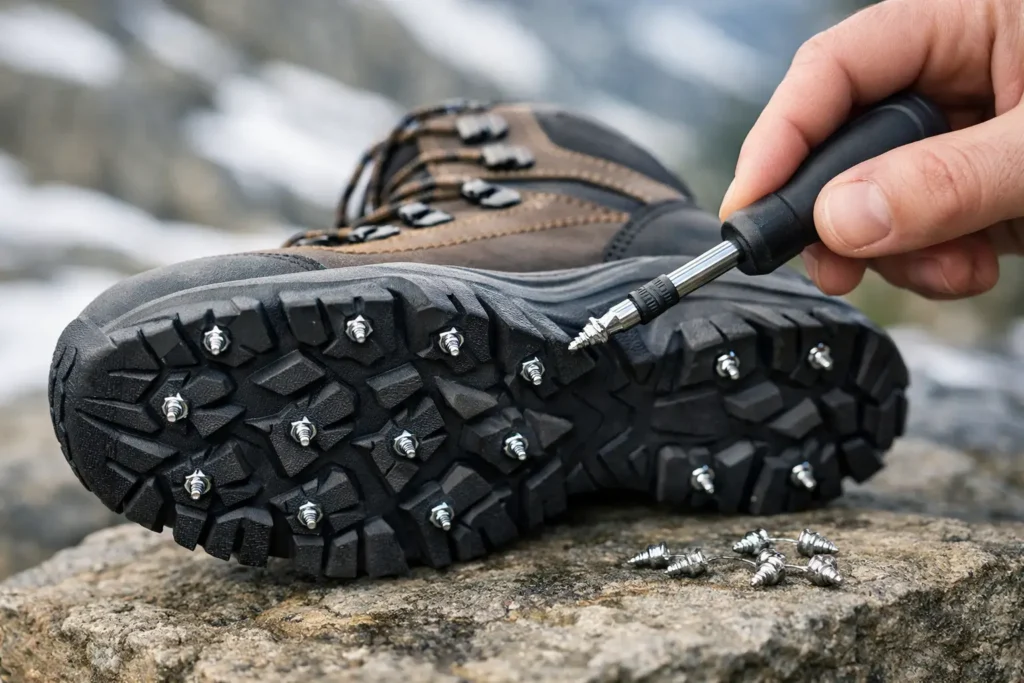 How to Spike Hiking Boots for Serious Grip