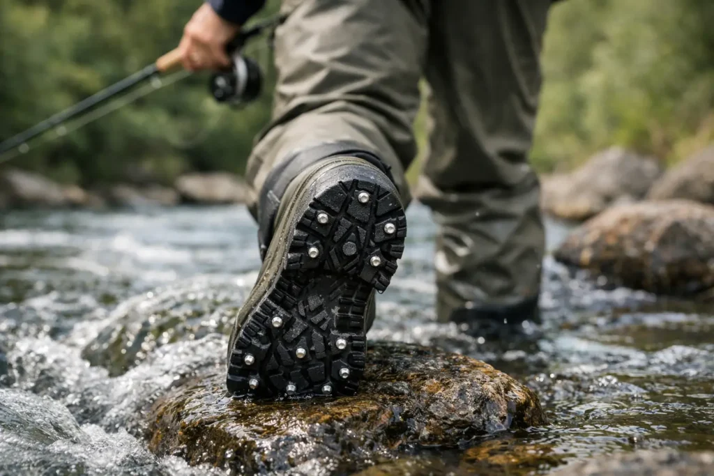 Fishing Wader Traction Options for Secure Footing